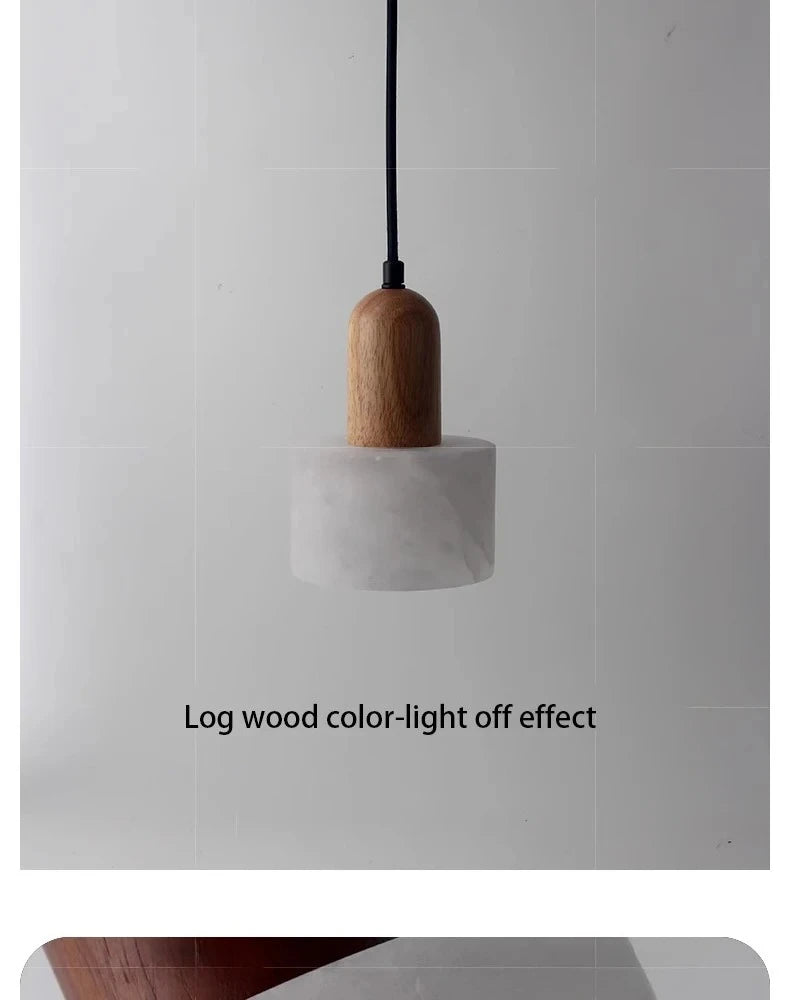 Marble White Stone Pendant Lighting