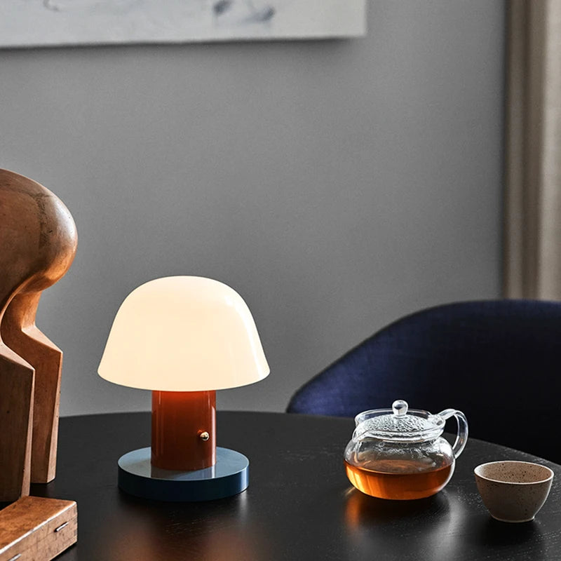 Warm Glow Mushroom Lamp