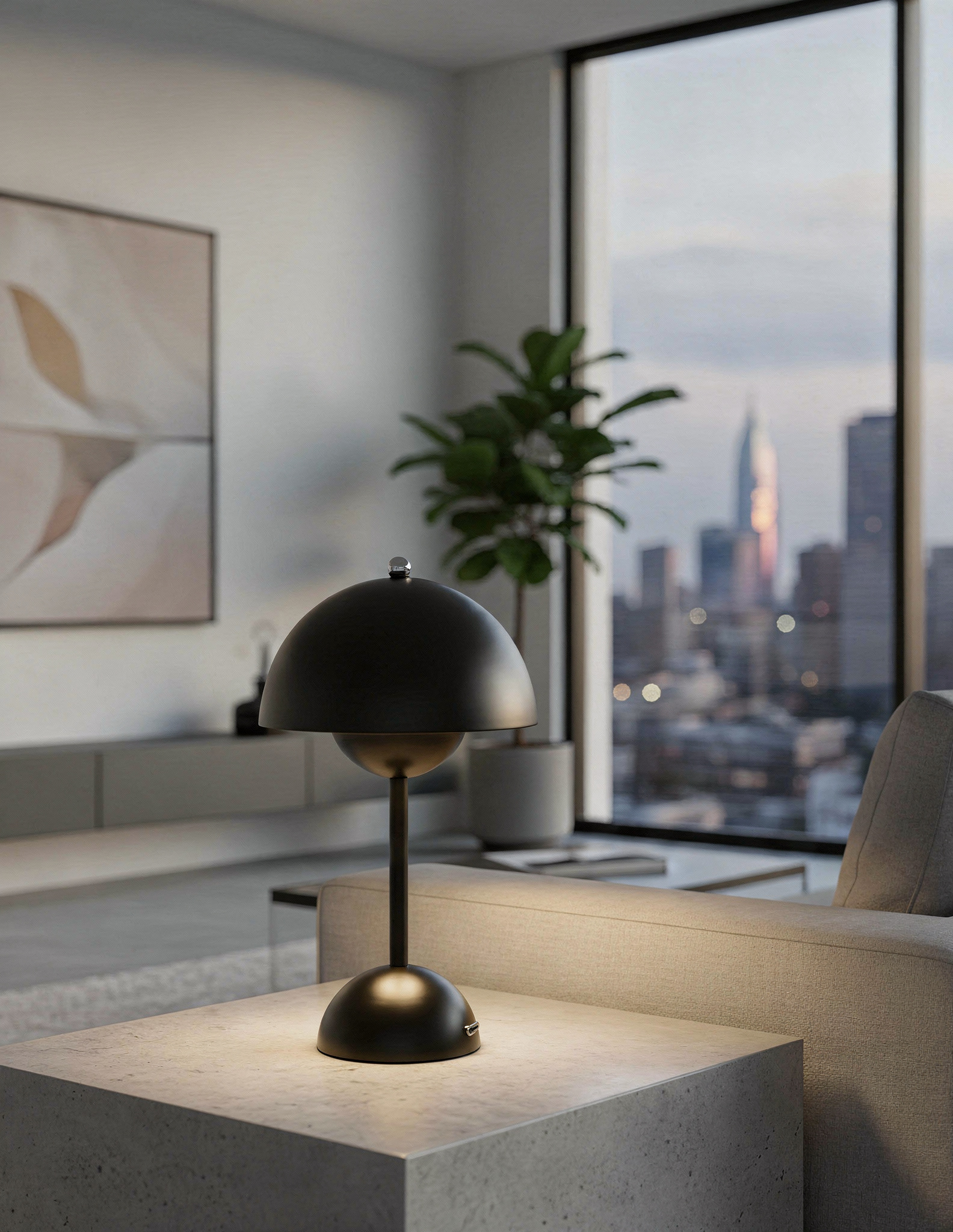 Nordic Bobbin Table Lamp