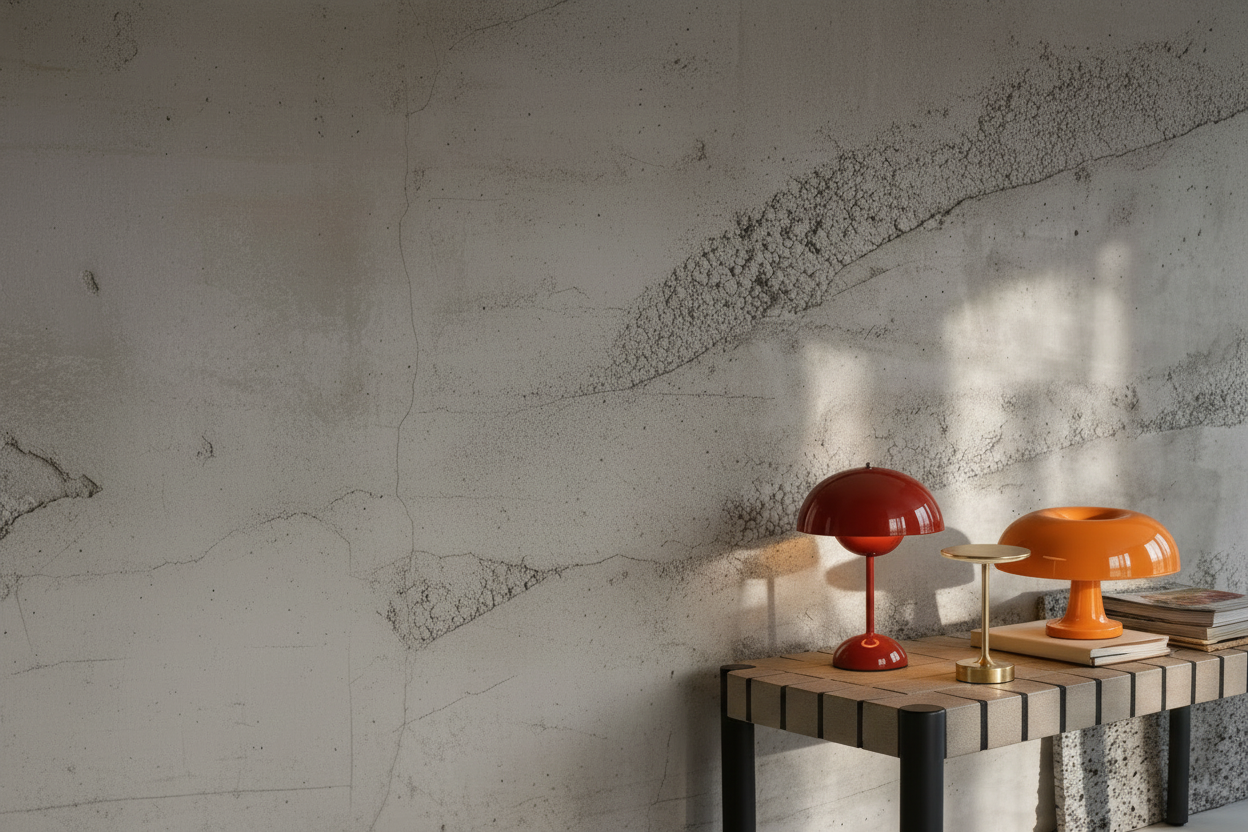 Hero banner with lamps zoomed in bottom right